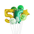 Dekoration Dino Thema Helium große Zahl Ballon Bouquet